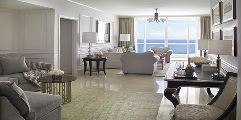 Acqualina Resort in Sunny Isles Beach Deluxe Three-bedroom Oceanfront Hotel Suite